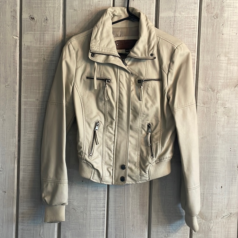 Faux leather jacket - new without tags
